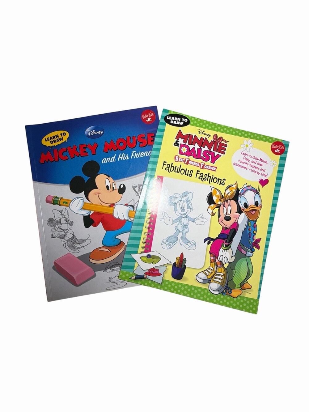 2 Learn to Draw Mickey Mouse Minnie & Daisy Disney, Walter Foster Books New